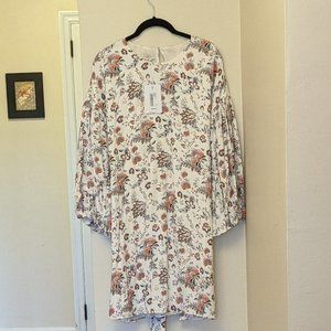 Ted Baker London Floral Long Sleeve Dress